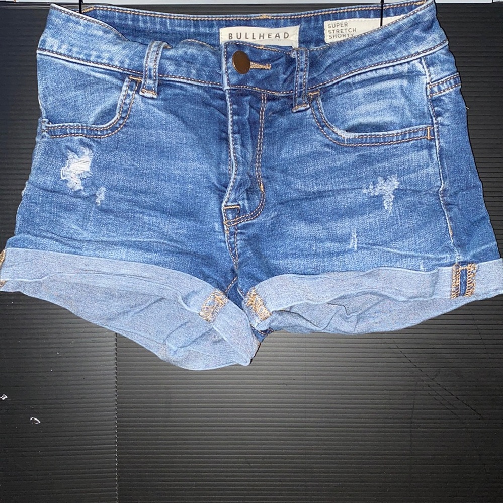 Denim shorts